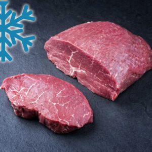 2 Portionen á 2 Hüftsteaks (eingefroren), Paketgewicht ca. 1,0-1,2kg; 33,90€/kg